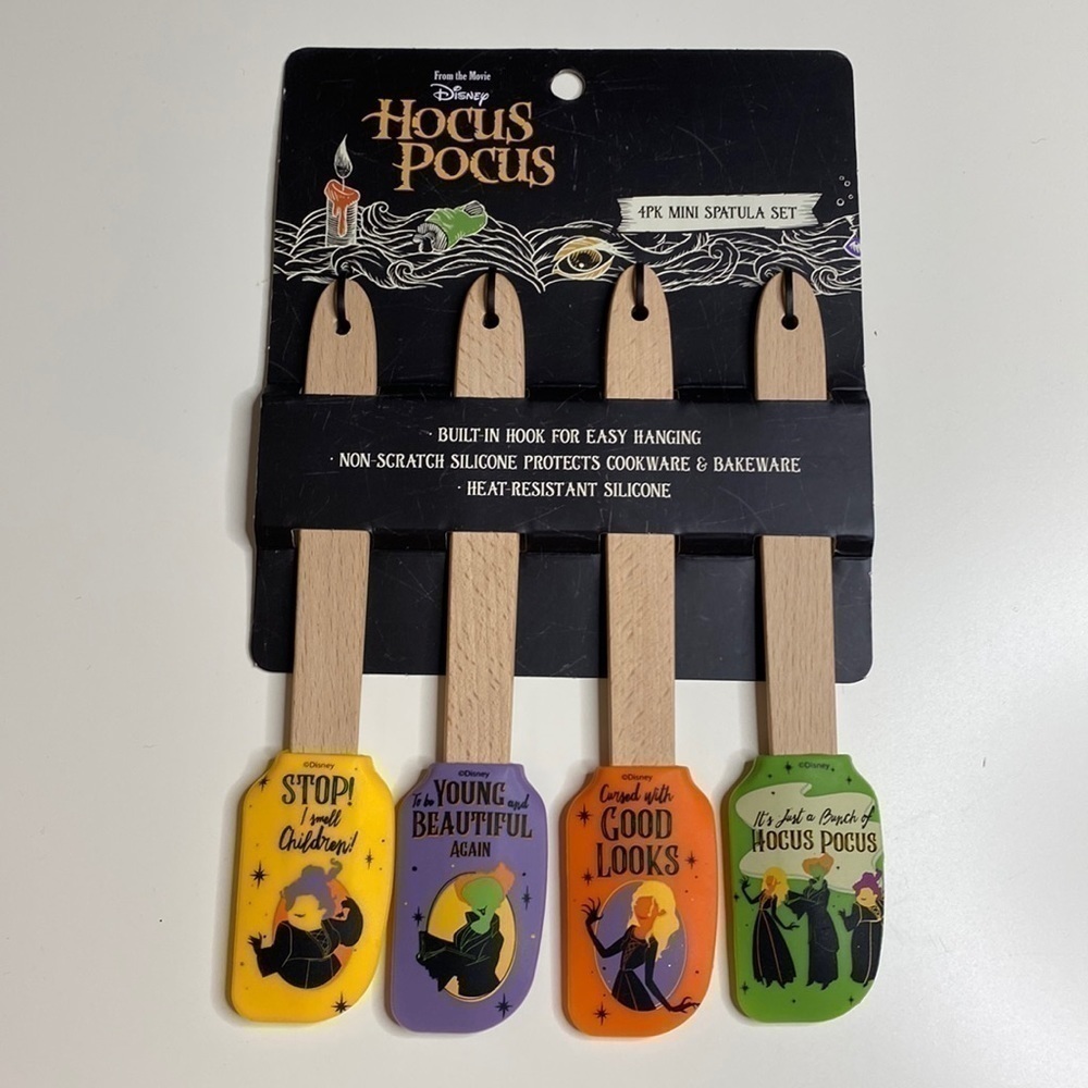 NWT DISNEY HOCUS POCUS 4 PACK MINI SPATULA SET 🔮🎃